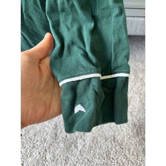 PETITE PLUME LUXE PIMA EVERGREEN PAJAMA TOP, XS $68 E28 - Picture 6 of 7
